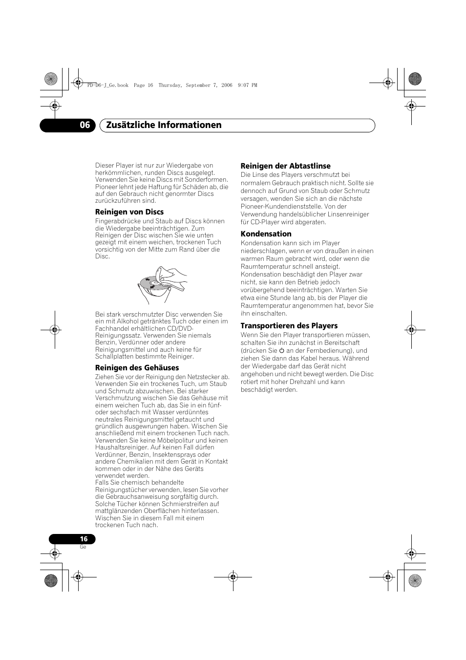 Zusätzliche informationen 06 | Pioneer PD-D6-J User Manual | Page 52 / 110