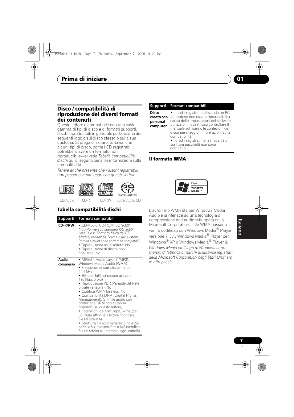 Prima di iniziare 01 | Pioneer PD-D6-J User Manual | Page 79 / 110