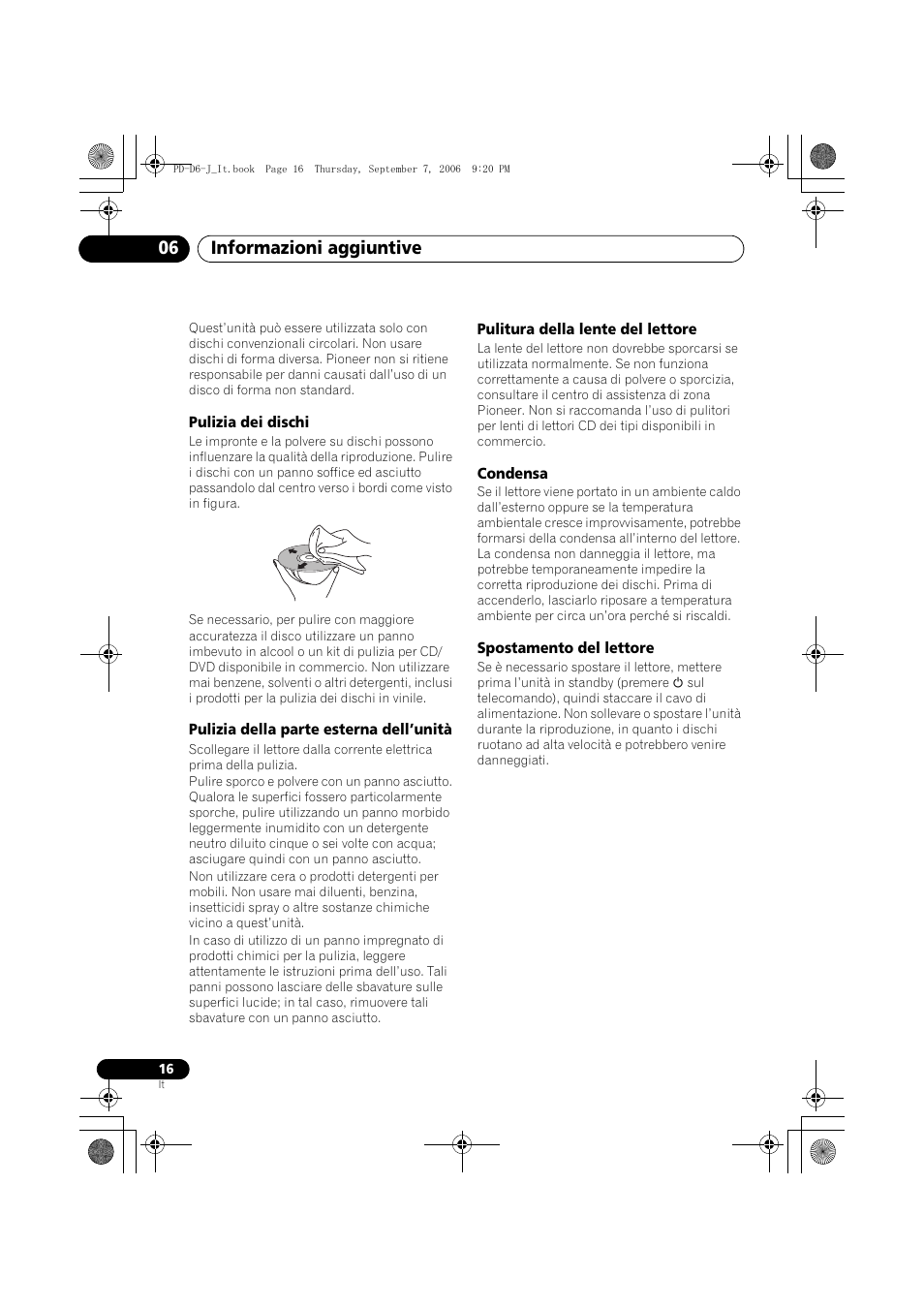 Informazioni aggiuntive 06 | Pioneer PD-D6-J User Manual | Page 88 / 110