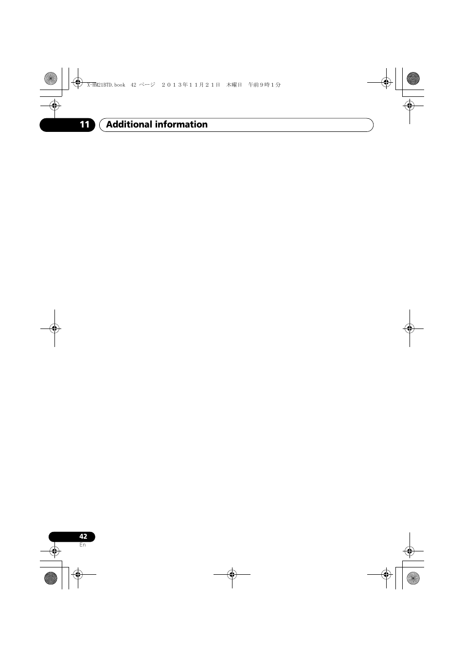 Additional information 11 | Pioneer X-HM21BTD-K User Manual | Page 42 / 44