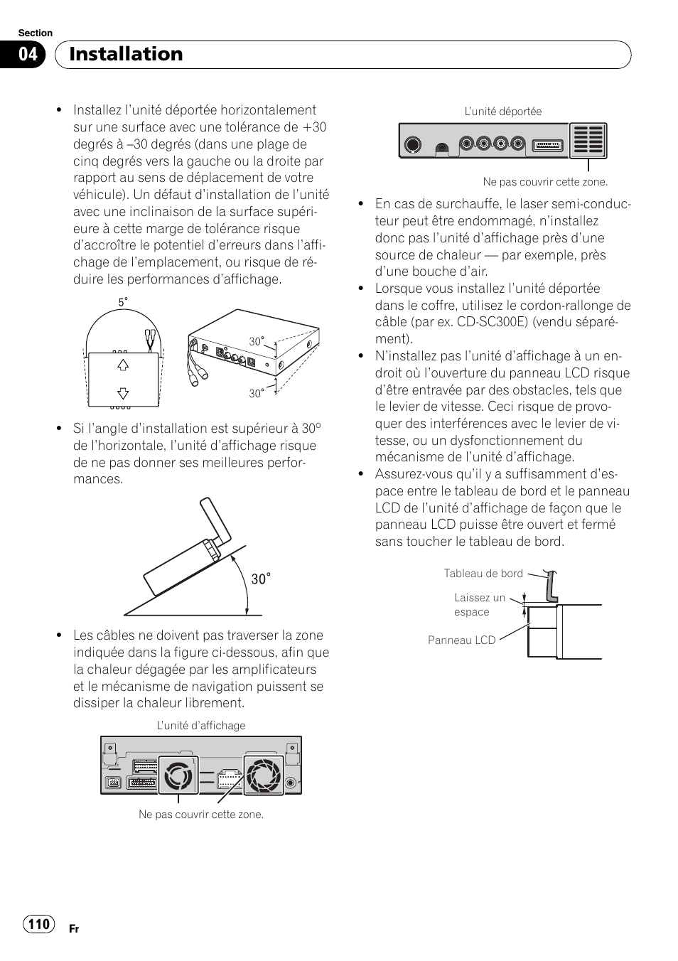 Installation | Pioneer AVIC-X3-II User Manual | Page 110 / 179