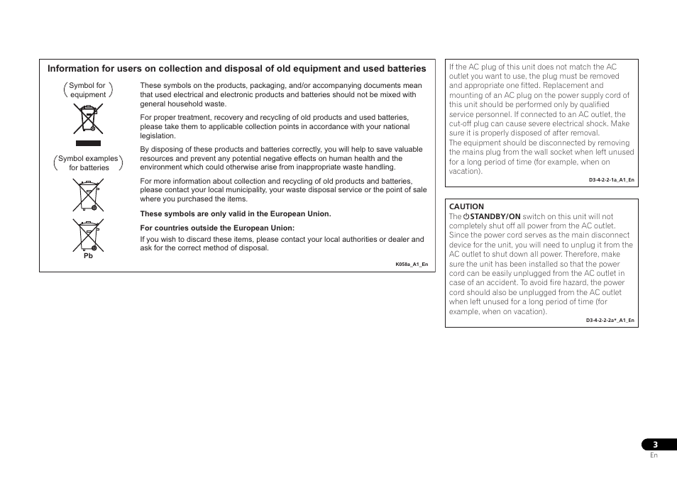 Pioneer HTP-071 User Manual | Page 3 / 31