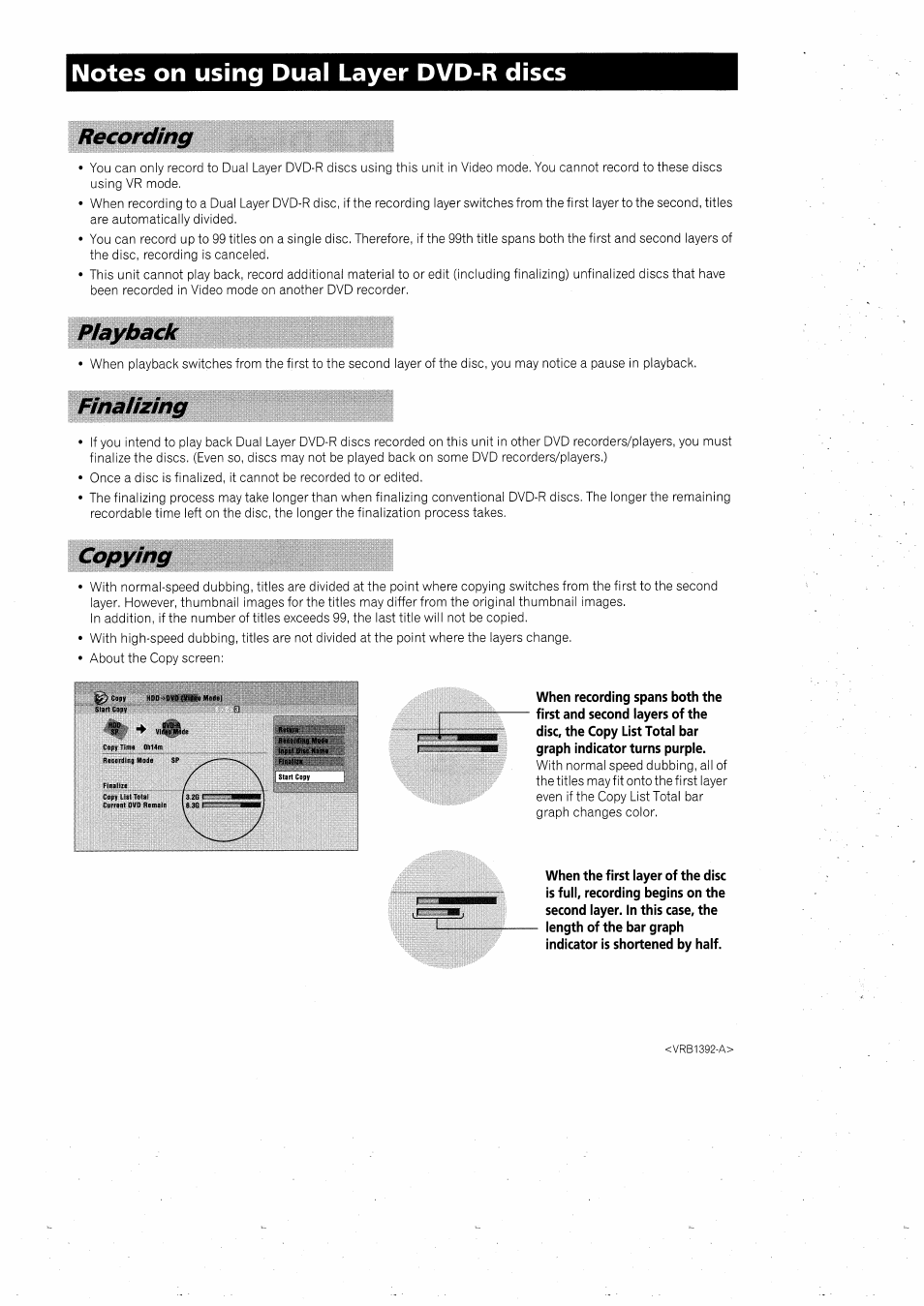 Copying | Pioneer DVR-530H-S User Manual | Page 2 / 2