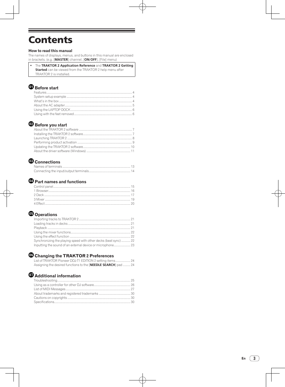 Pioneer DDJ-T1 User Manual | Page 3 / 96