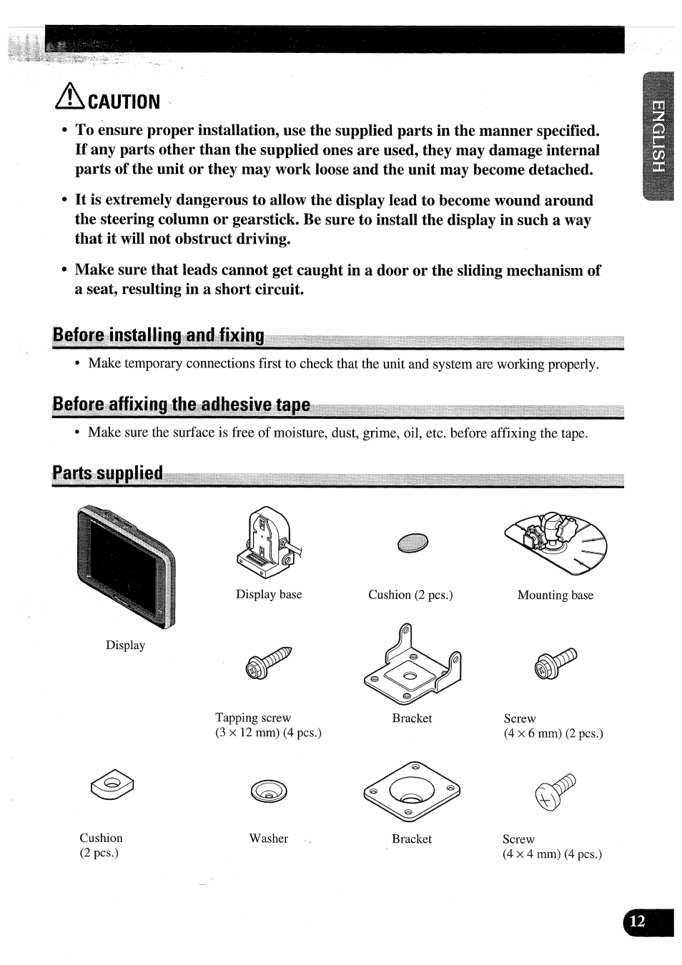 Pioneer AVD-505 User Manual | Page 13 / 110