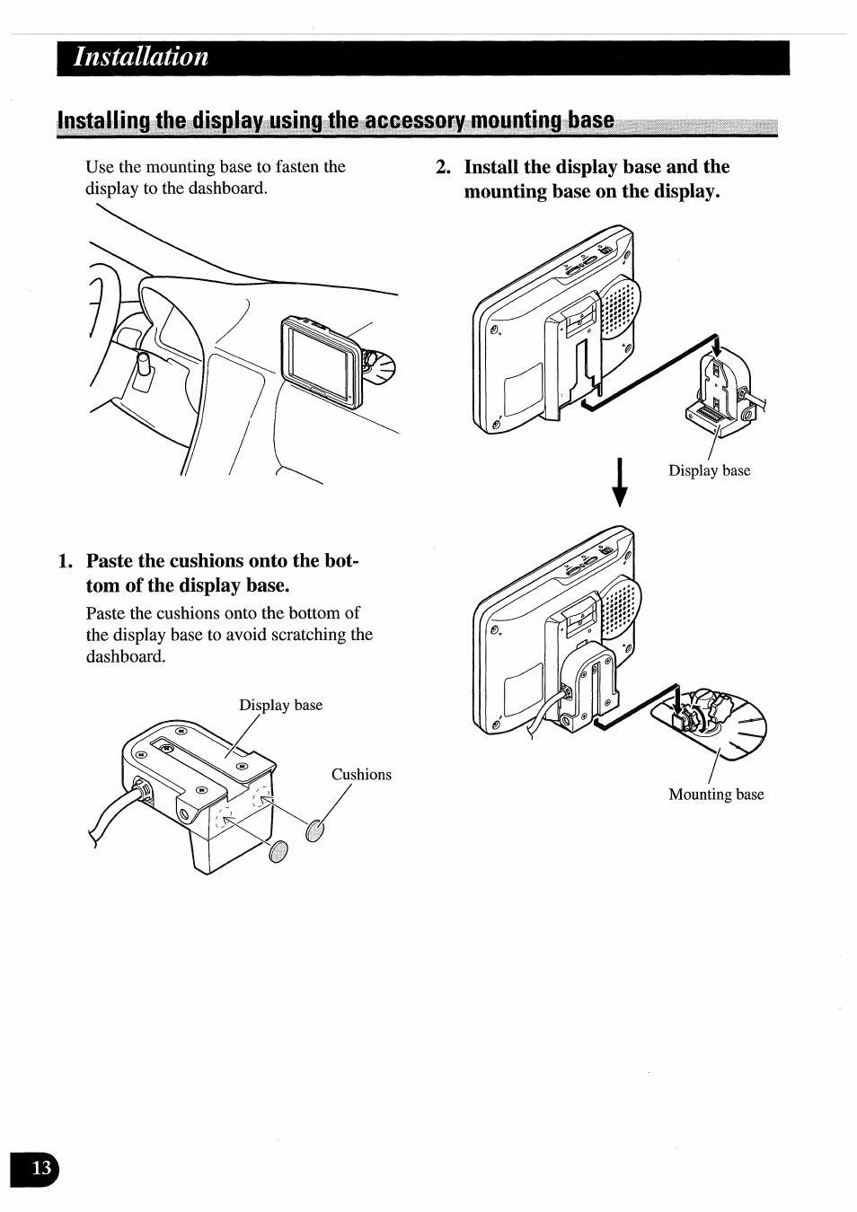 Installation | Pioneer AVD-505 User Manual | Page 14 / 110