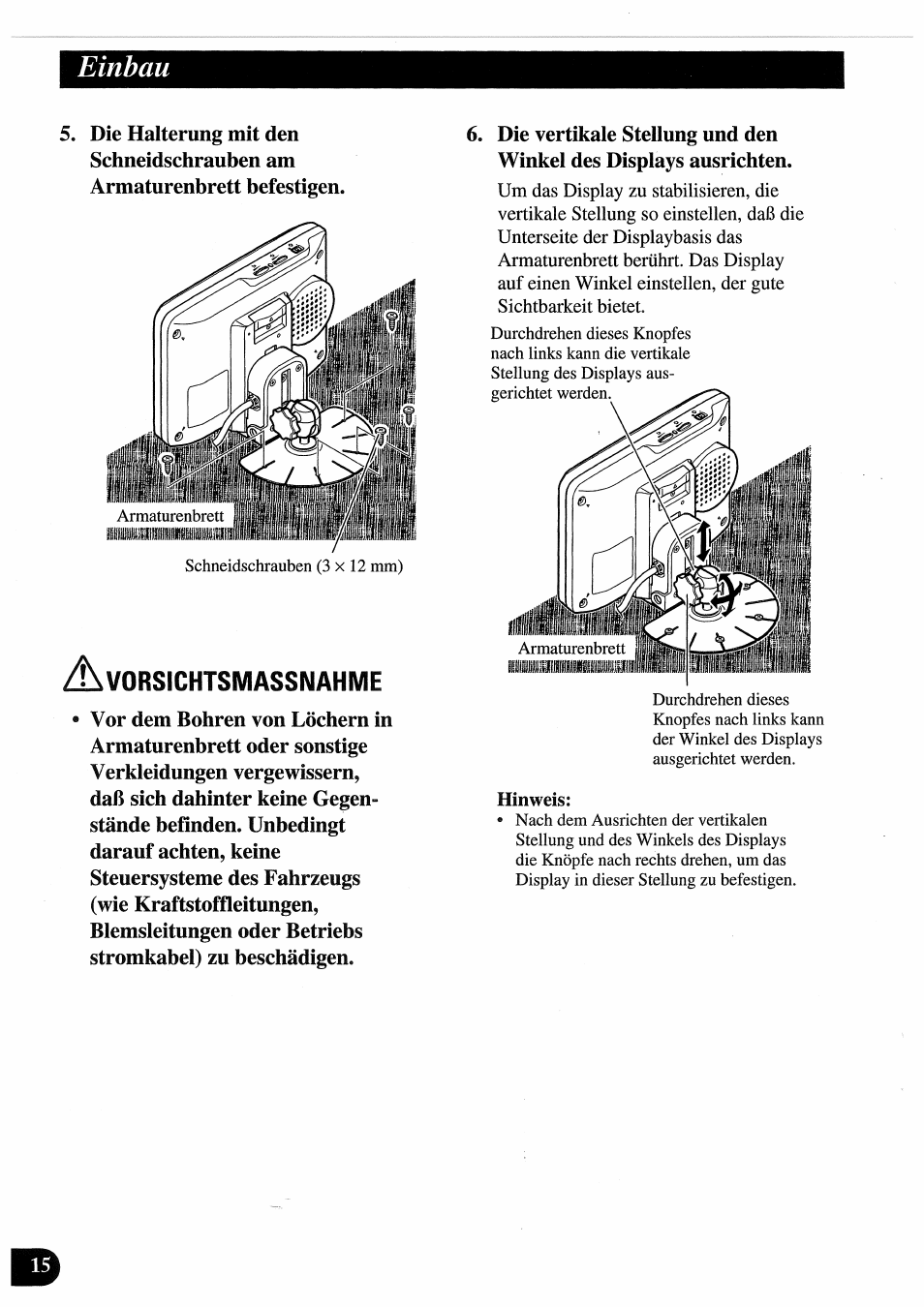 Einhau | Pioneer AVD-505 User Manual | Page 52 / 110