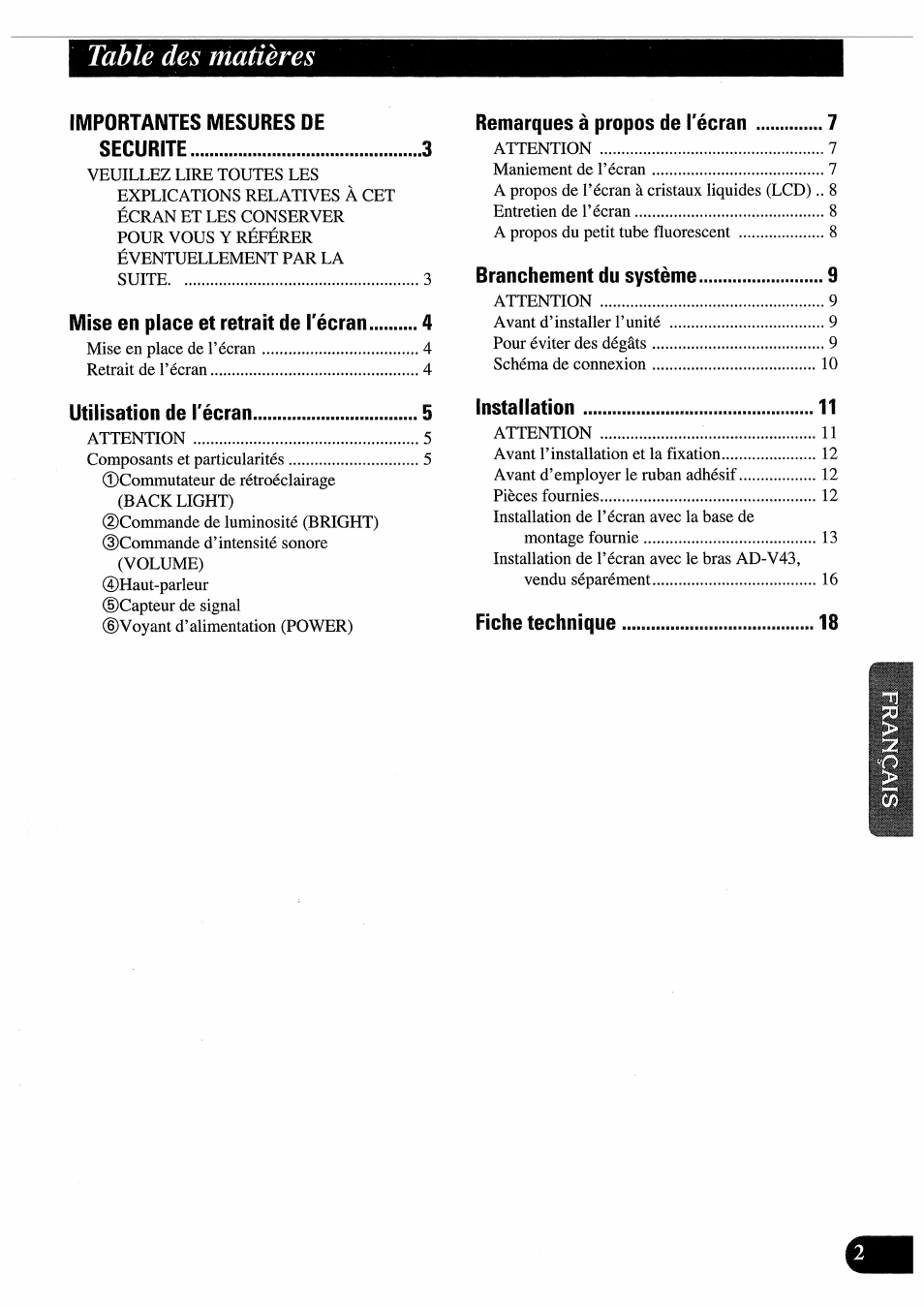 Pioneer AVD-505 User Manual | Page 57 / 110