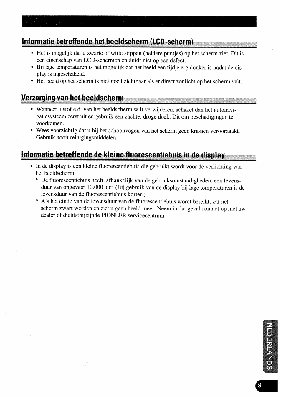 Pioneer AVD-505 User Manual | Page 99 / 110