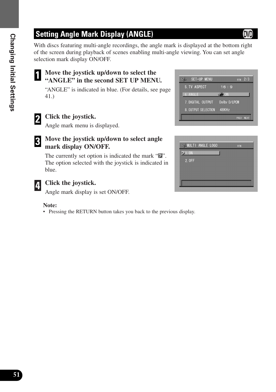 Setting angle mark display (angle) | Pioneer AVX-P7300DVD User Manual | Page 56 / 80
