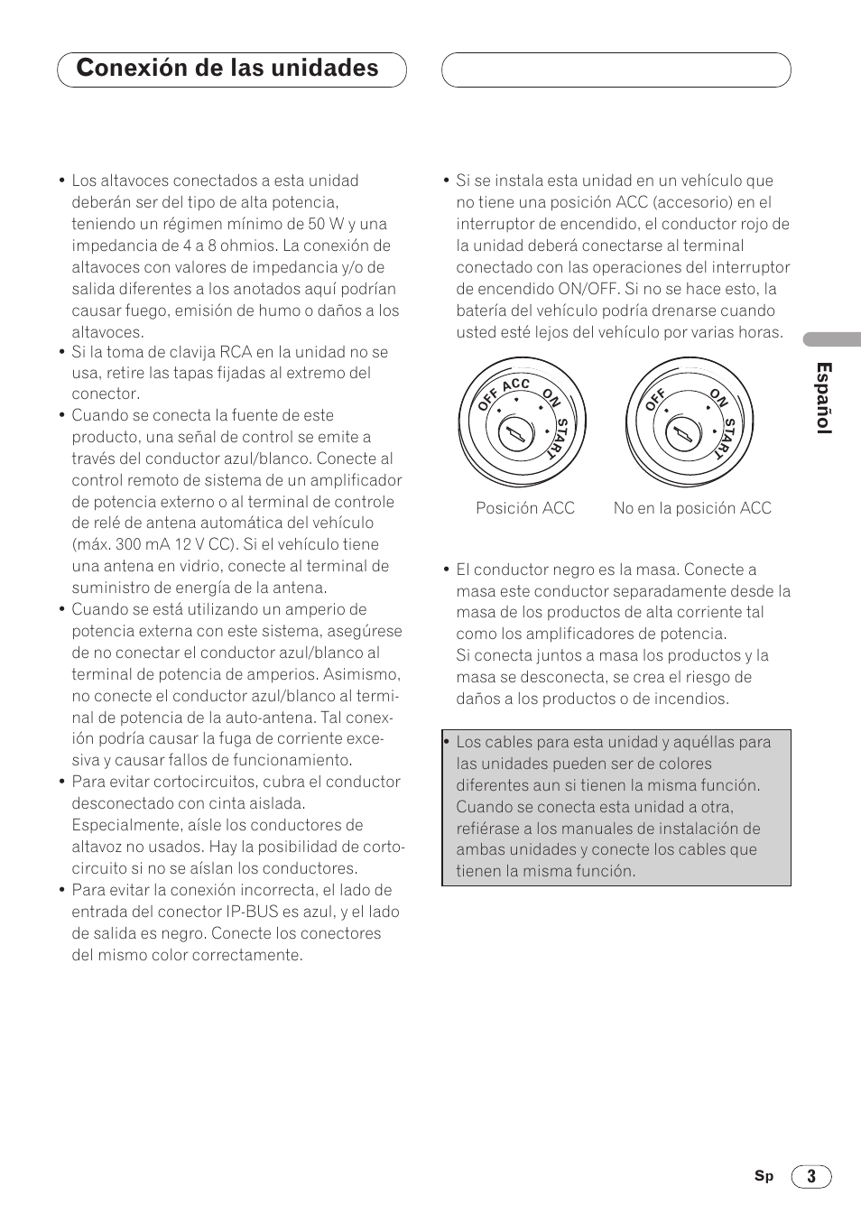 Conexión de las unidades | Pioneer DVH-P5000MP User Manual | Page 17 / 88