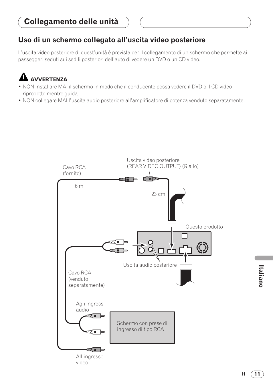 Collegamento delle unità | Pioneer DVH-P5000MP User Manual | Page 67 / 88