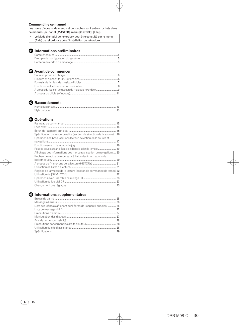 Mode d’emploi, Lecteur de multi | Pioneer CDJ-350 User Manual | Page 30 / 84
