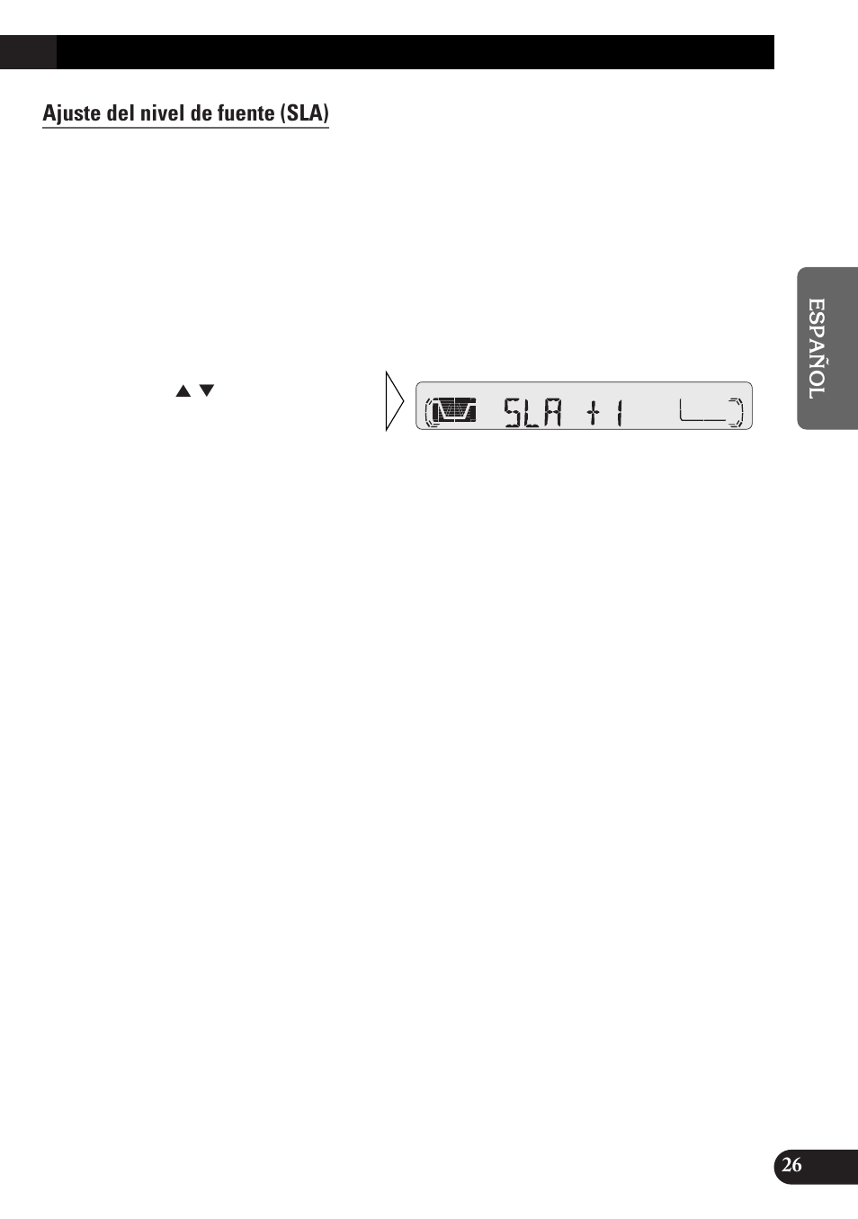 Ajuste de nivel de fuente (sla), Ajuste del nivel de fuente (sla) | Pioneer KEH-P4010RB User Manual | Page 59 / 100