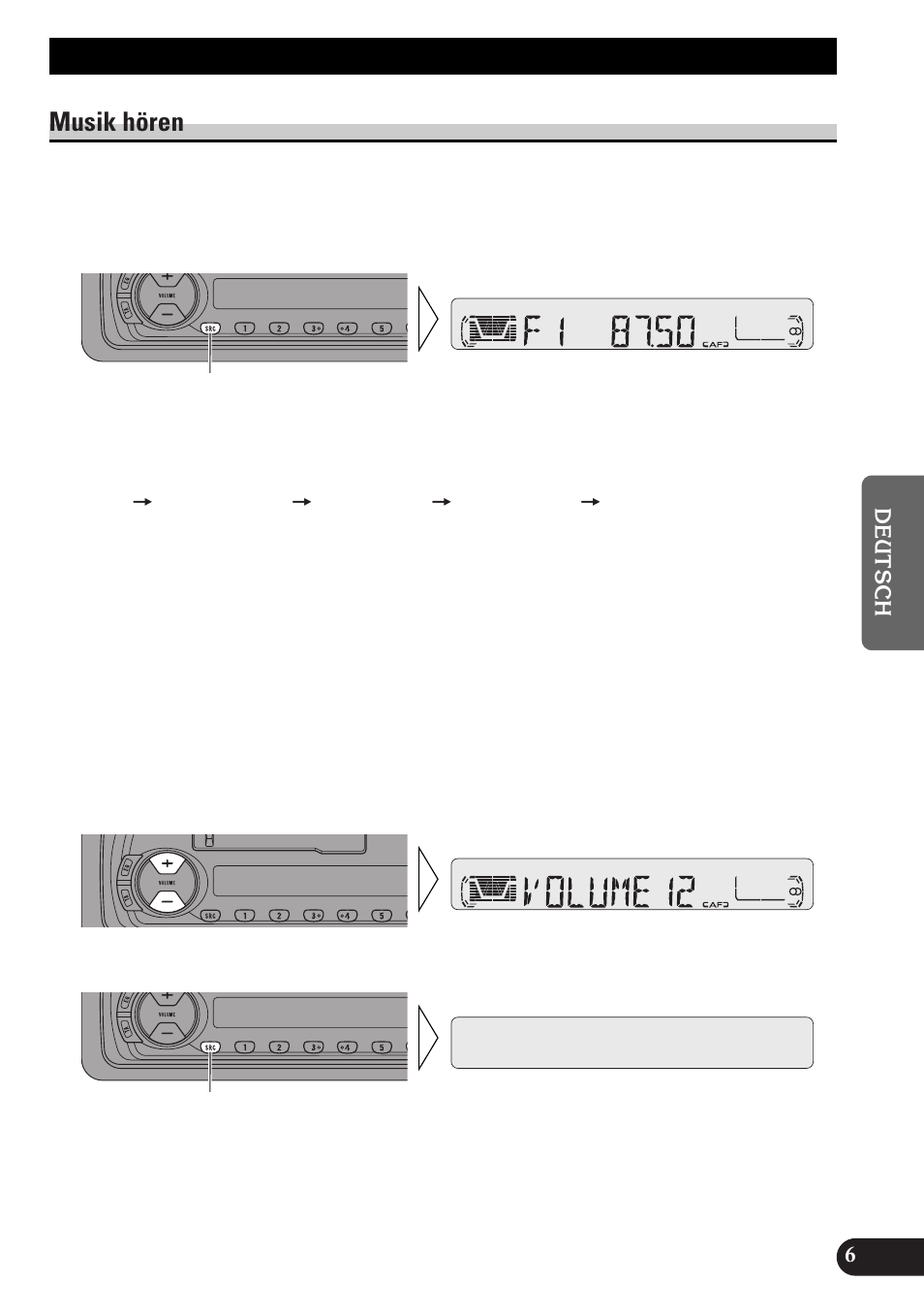 Grundlegender betrieb, Musik hören | Pioneer KEH-P4010RB User Manual | Page 71 / 100