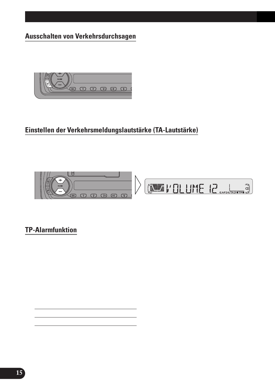 Ausschalten von verkehrsdurchsagen, Tp-alarmfunktion, Rds-funktionen | Pioneer KEH-P4010RB User Manual | Page 80 / 100