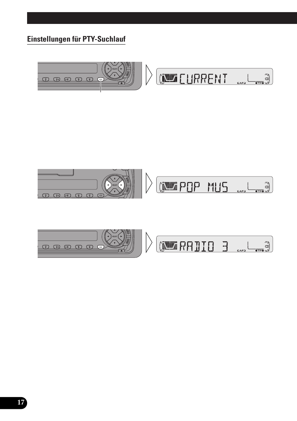 Einstellungen für pty-suchlauf, Rds-funktionen | Pioneer KEH-P4010RB User Manual | Page 82 / 100