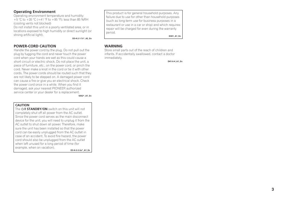 Pioneer U-05-S User Manual | Page 3 / 14