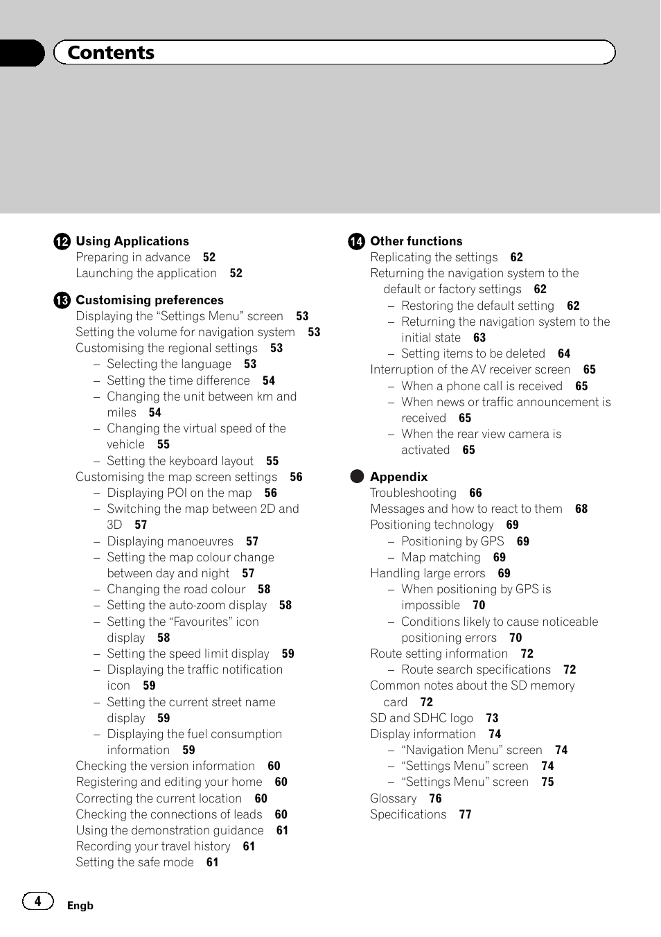 Pioneer AVIC-F220 User Manual | Page 4 / 80