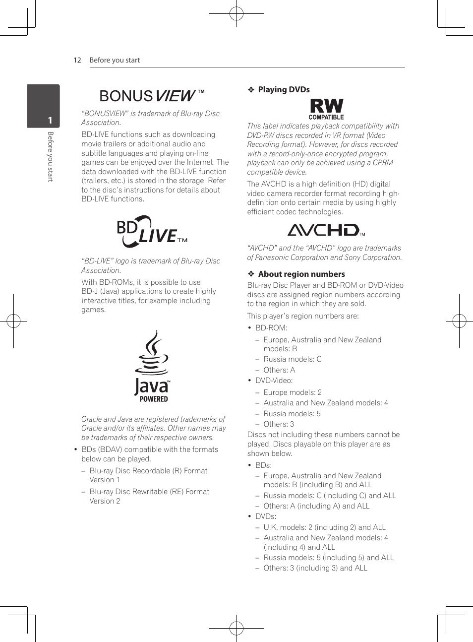 Pioneer MCS-333 User Manual | Page 12 / 76