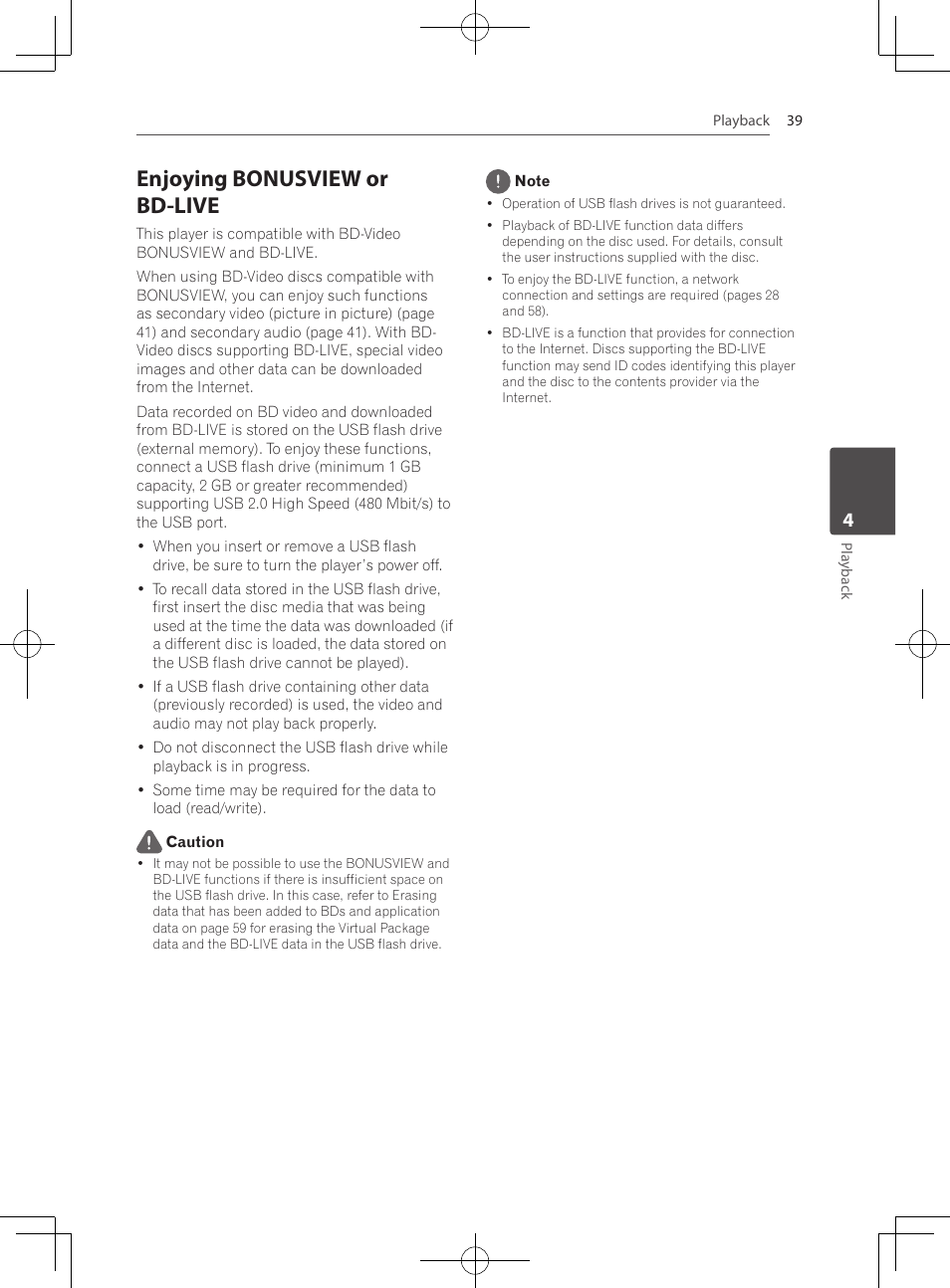 Enjoying bonusview or bd-live | Pioneer MCS-333 User Manual | Page 39 / 76