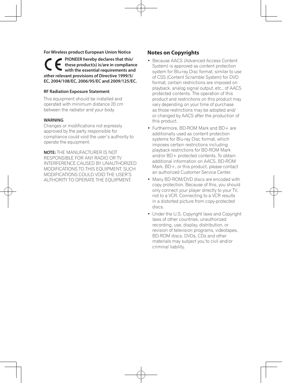 Pioneer MCS-333 User Manual | Page 4 / 76