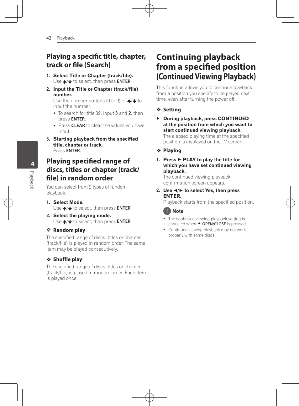 Pioneer MCS-333 User Manual | Page 42 / 76