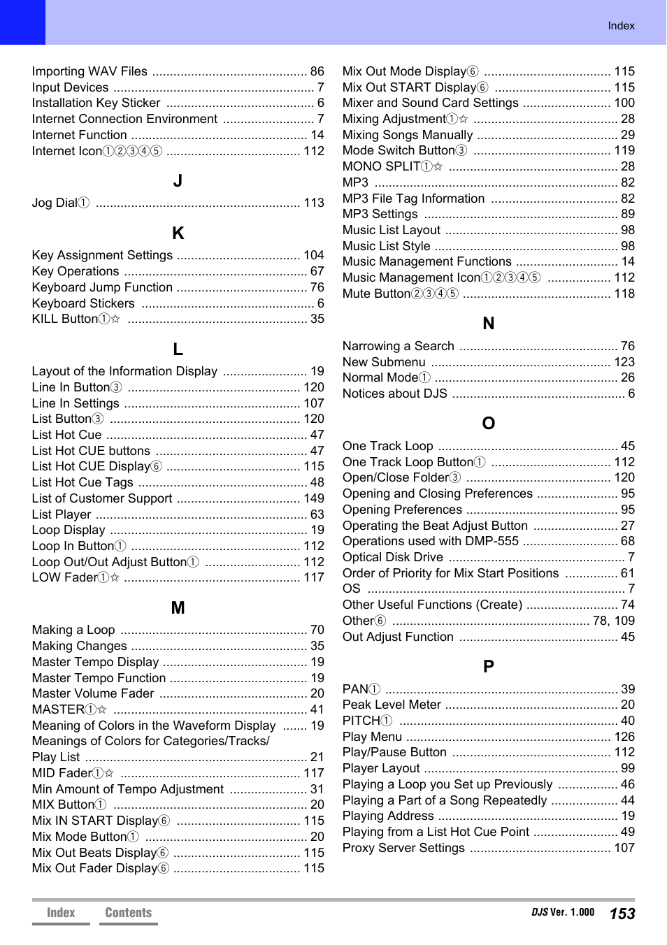 Pioneer DJS User Manual | Page 153 / 155