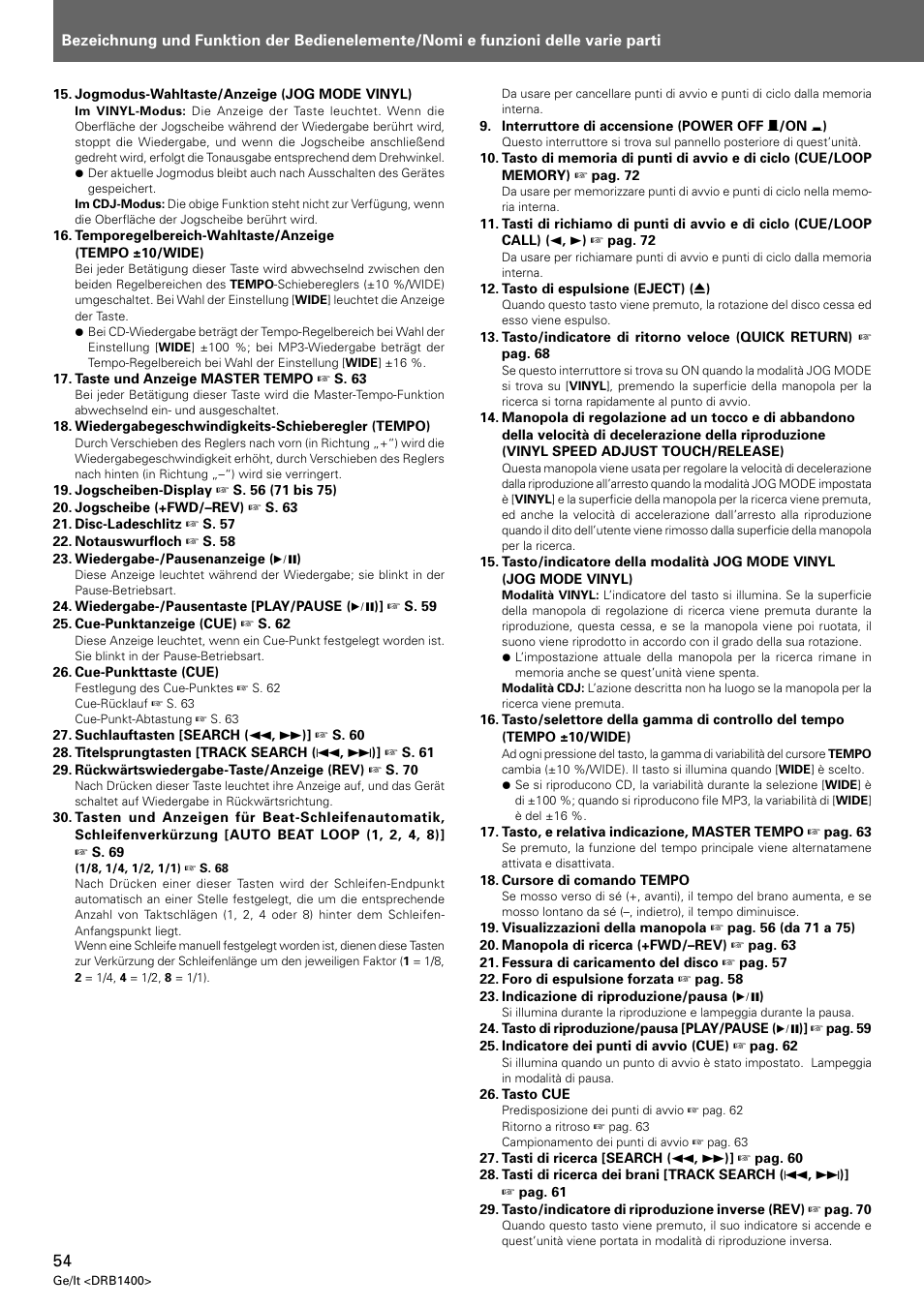 Pioneer CDJ-800 MK2 User Manual | Page 54 / 116