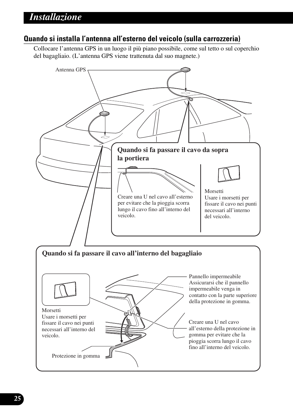 Installazione | Pioneer AVIC-HD1BT User Manual | Page 138 / 170