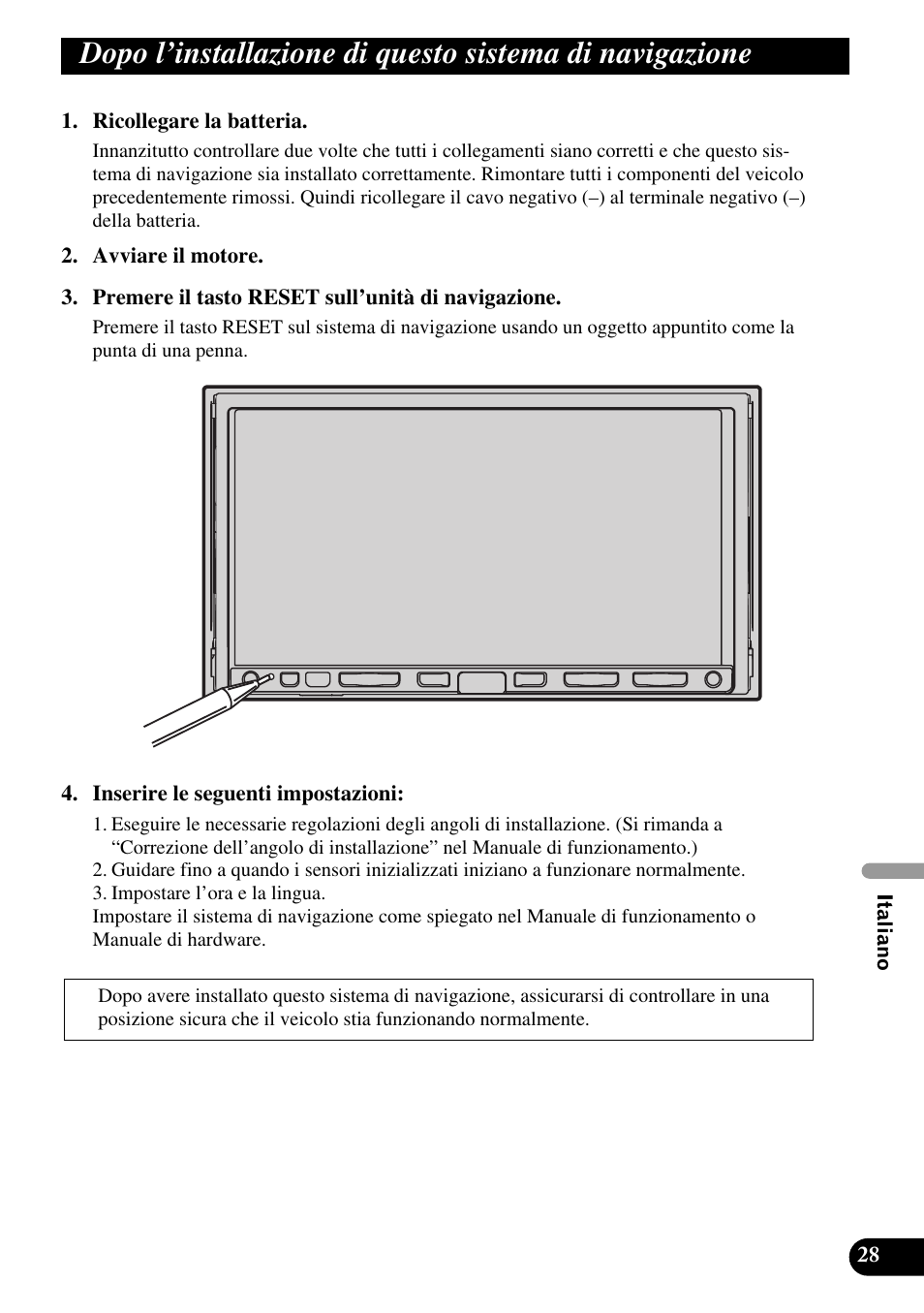 Dopo l’installazione di questo sistema, Di navigazione | Pioneer AVIC-HD1BT User Manual | Page 141 / 170