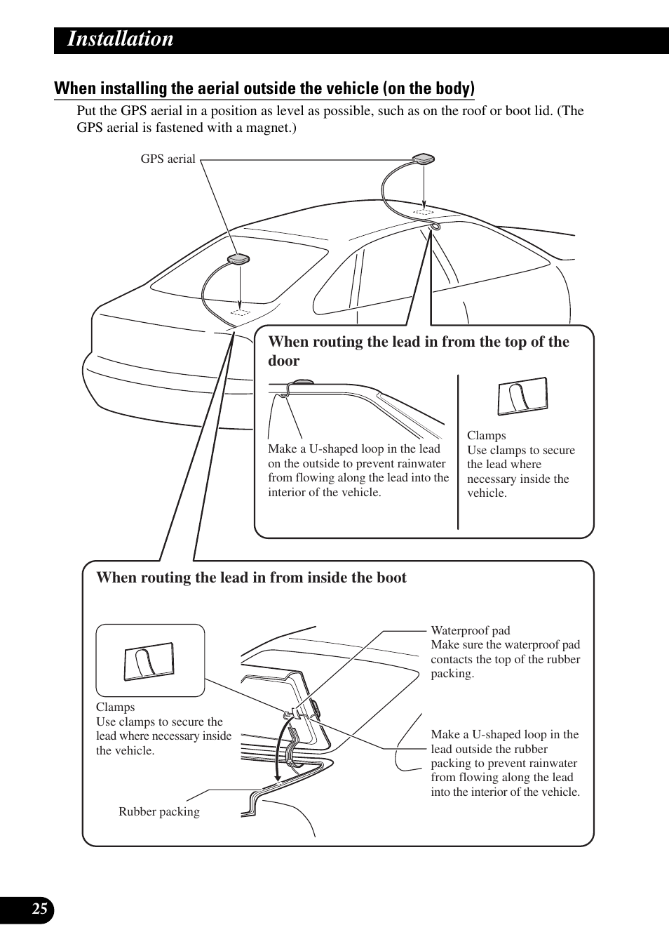 Installation | Pioneer AVIC-HD1BT User Manual | Page 26 / 170