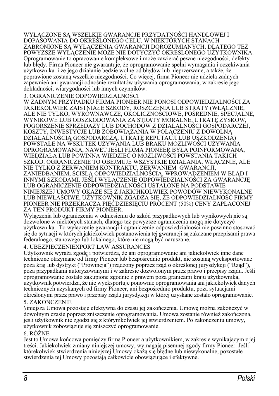 8polski | Pioneer AVIC-S2 RU User Manual | Page 104 / 153