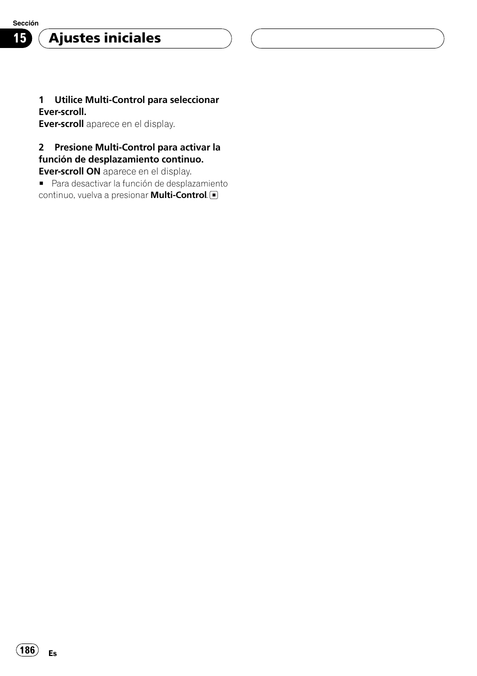 Ajustes iniciales | Pioneer DEH-P70BT User Manual | Page 186 / 199