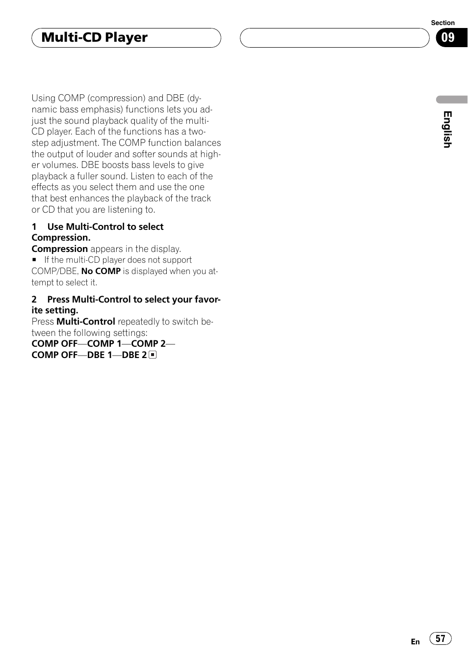 Multi-cd player | Pioneer DEH-P70BT User Manual | Page 57 / 199