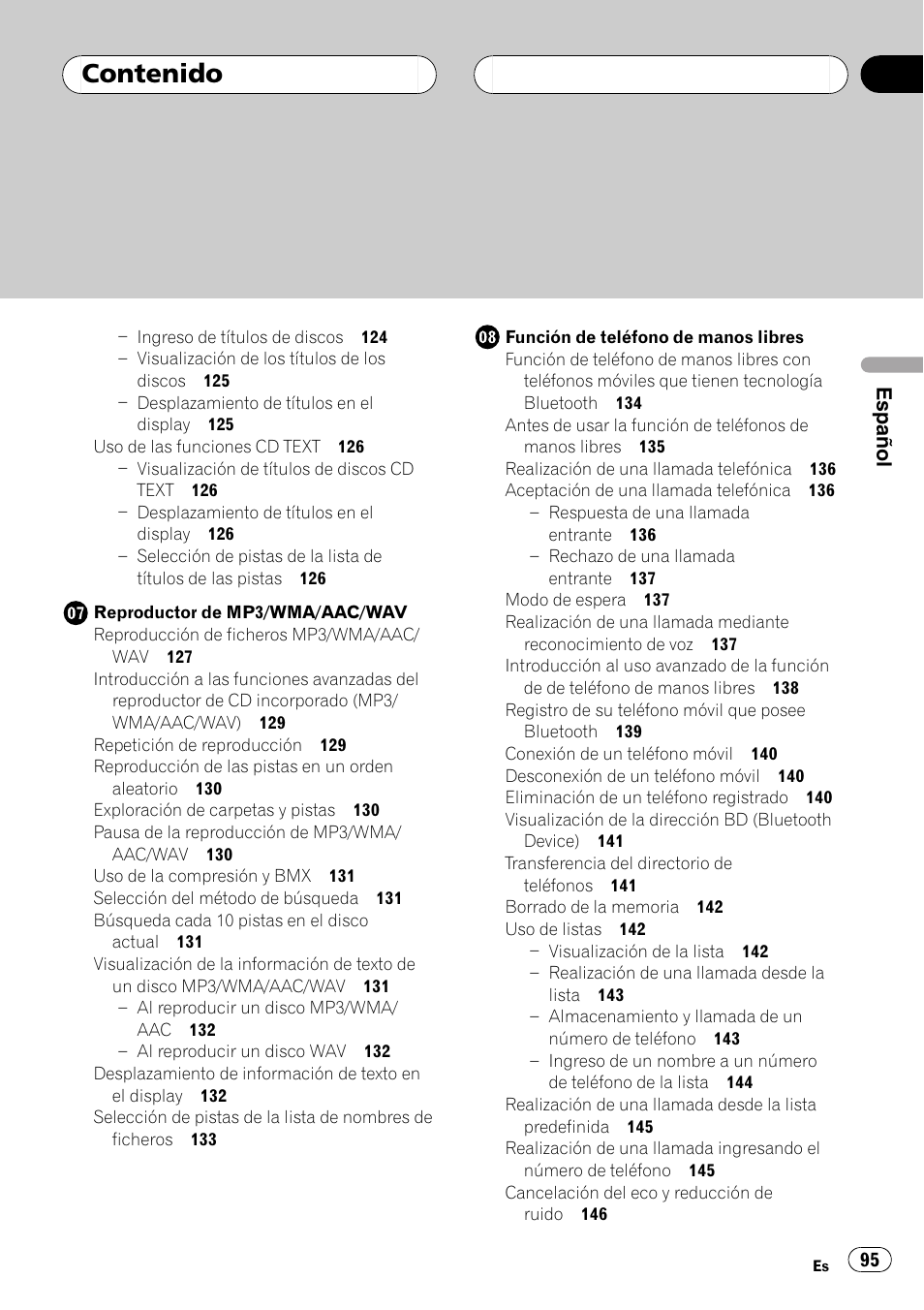 Pioneer DEH-P70BT User Manual | Page 95 / 199