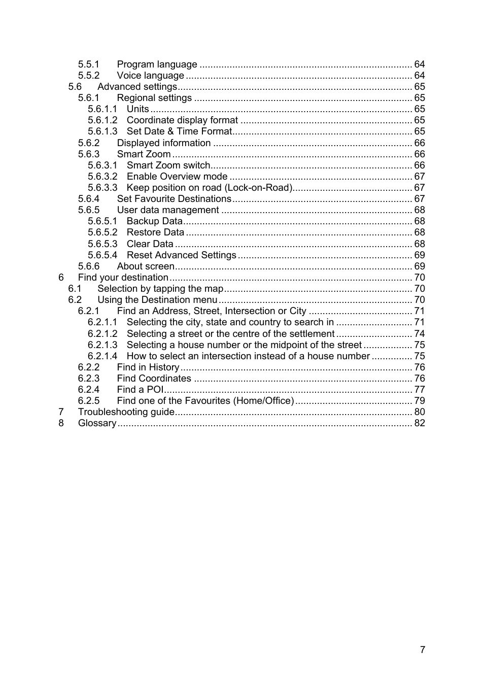 Pioneer AVIC-S2 RU User Manual | Page 7 / 84