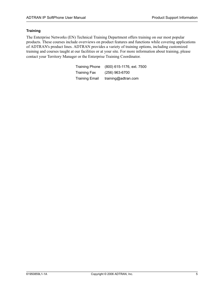 ADTRAN 1950859L1 User Manual | Page 5 / 52