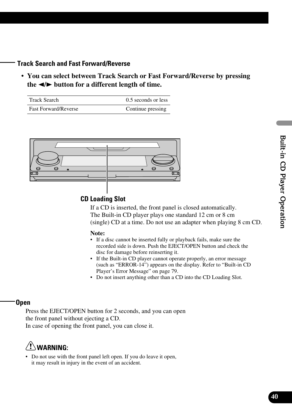 Pioneer DEX-P90RS User Manual | Page 41 / 94