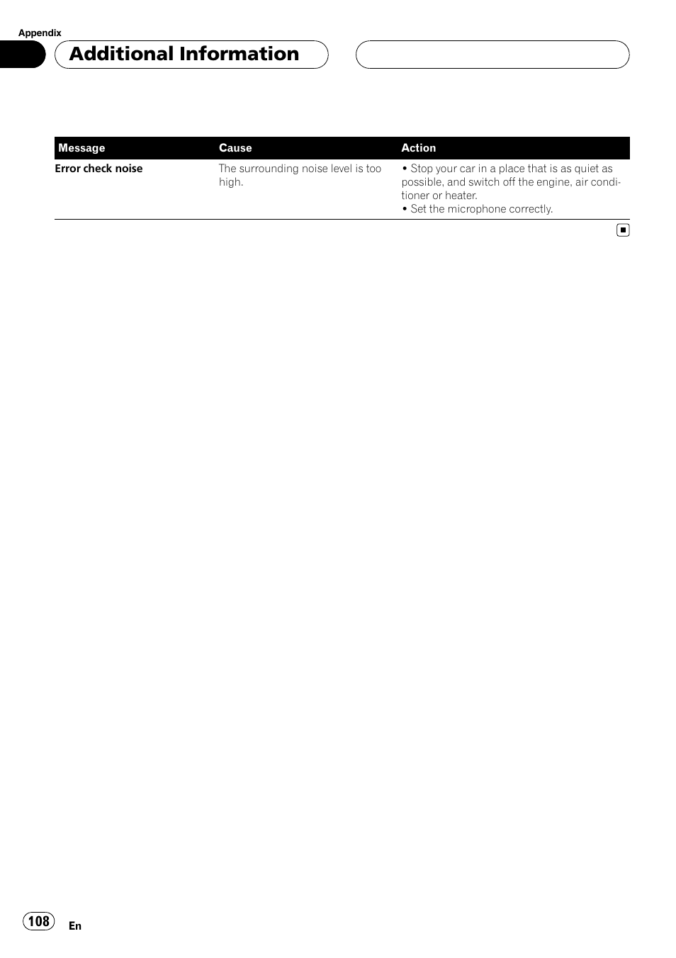 Additional information | Pioneer AVH-P6000DVD User Manual | Page 108 / 120
