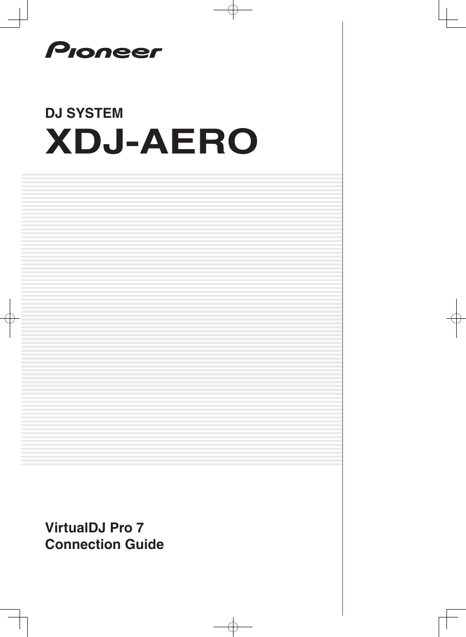 Pioneer XDJ-AERO User Manual | 7 pages