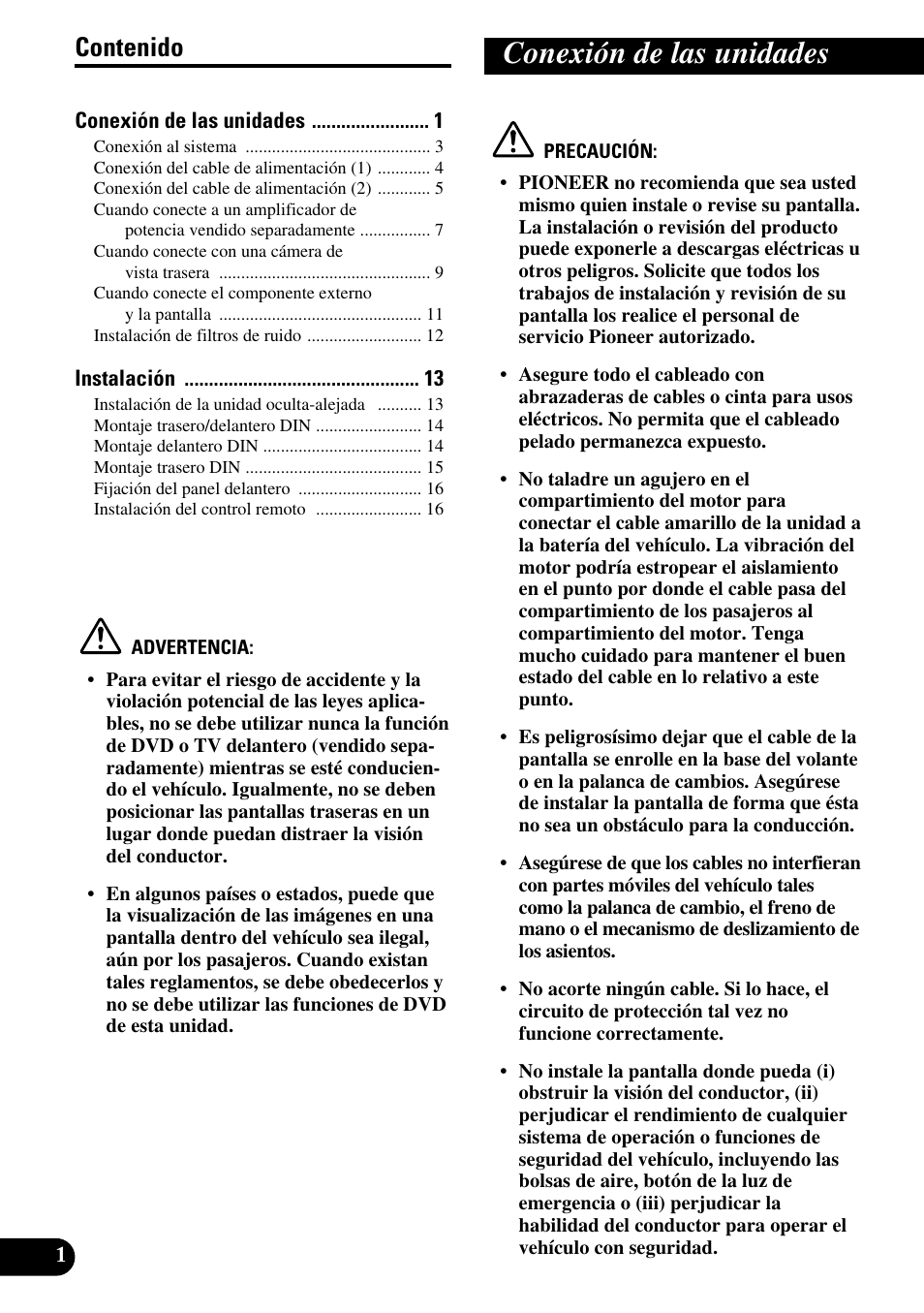 Pioneer AVH-P7500DVDII User Manual | Page 18 / 98