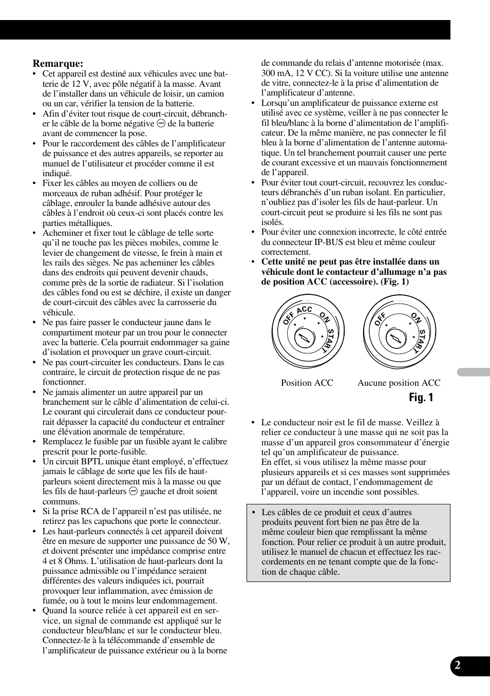 Fig. 1 | Pioneer AVH-P7500DVDII User Manual | Page 51 / 98