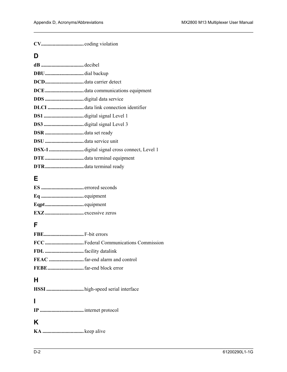 ADTRAN MX2800 M13 User Manual | Page 178 / 200