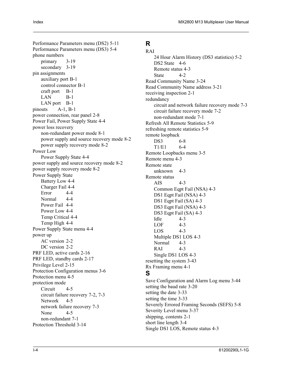 ADTRAN MX2800 M13 User Manual | Page 196 / 200