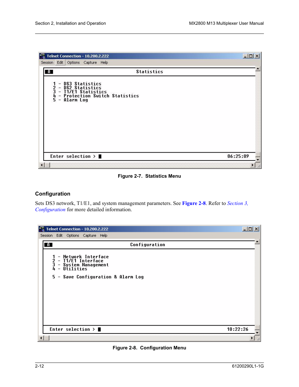 Configuration, Configuration -12, Figure 2-7 | ADTRAN MX2800 M13 User Manual | Page 34 / 200