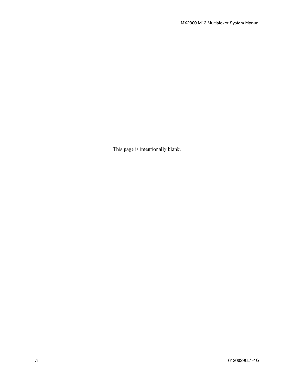 ADTRAN MX2800 M13 User Manual | Page 6 / 200