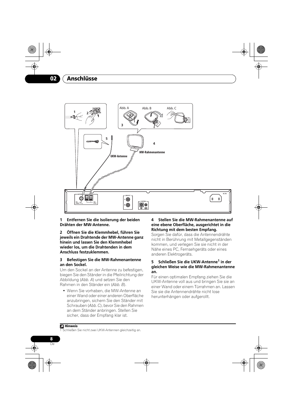 Anschlüsse 02 | Pioneer F-F3MK2-K User Manual | Page 52 / 156