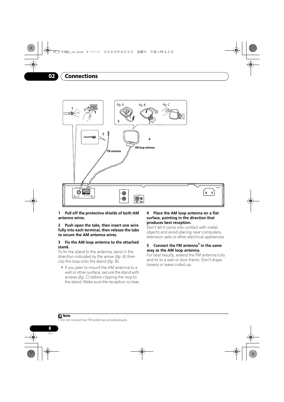 Connections 02 | Pioneer F-F3MK2-K User Manual | Page 8 / 156