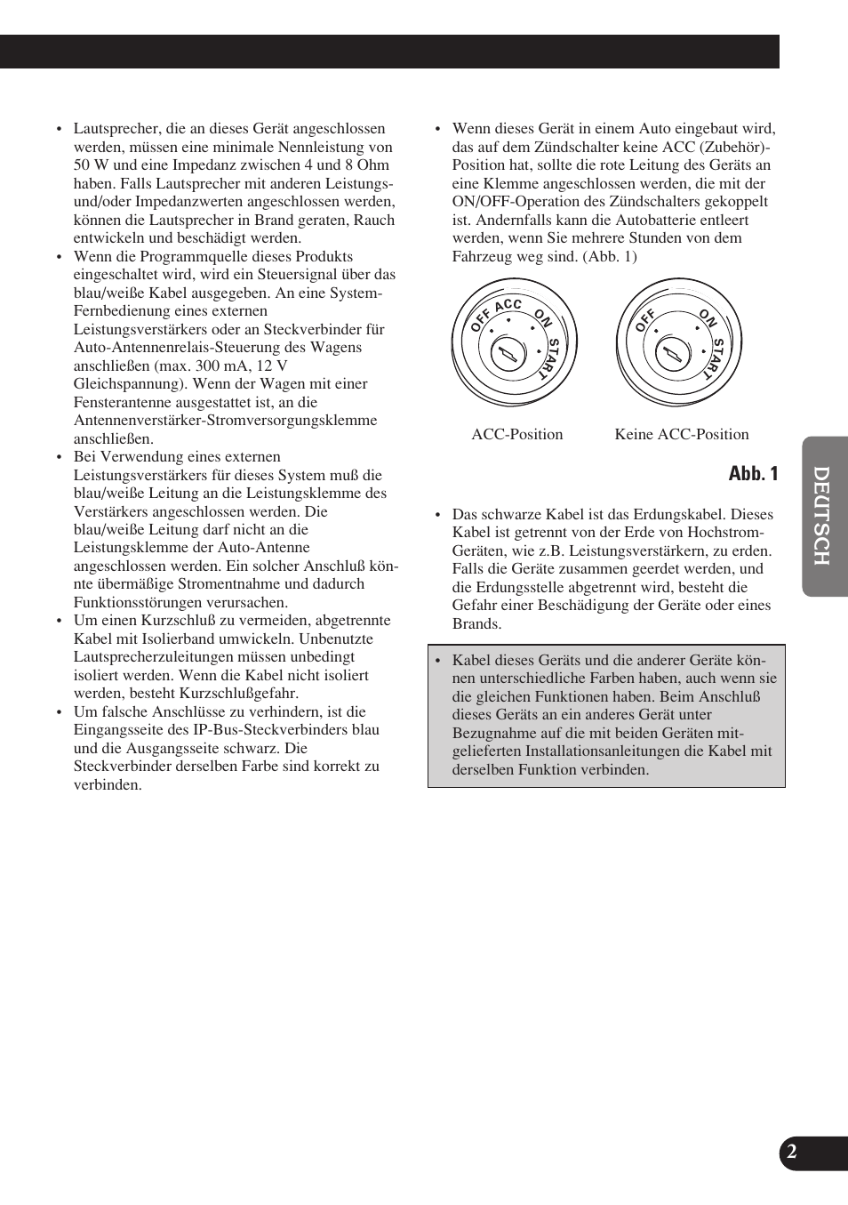 Abb. 1 | Pioneer DEH-P7400MP User Manual | Page 19 / 52